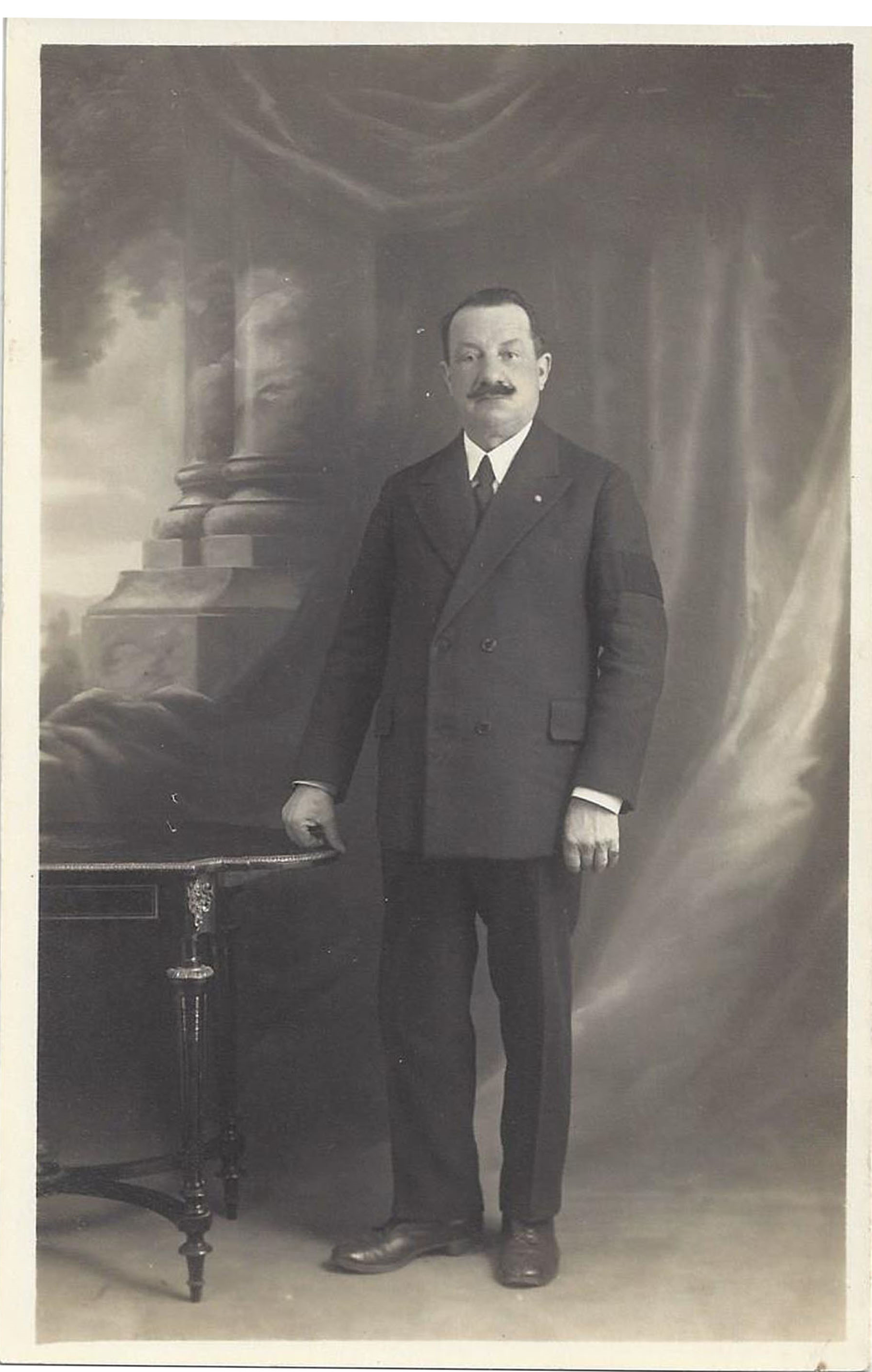 Portrait de Georges Camus, chef de l'Harmonie de 1907 à 1950